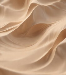 Fototapeta premium Abstract representation of beige waves with subtle ripples and swells on a smooth background, wavy pattern, serene scenery, soft wave