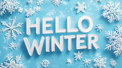 Magical Winter Wonderland Illustration