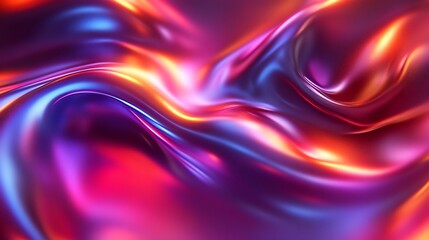 Obraz premium Abstract Colorful Swirling Liquid Light Design