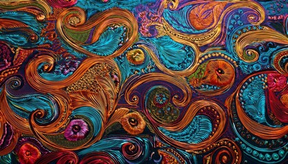 pattern with paisley