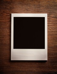 Blank Polaroid photo.