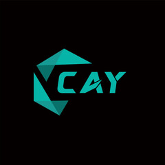 CAY creative minimalist letter logo. CAY unique vector initials alphabet letter logo designCAY creative minimalist letter logo. CAY unique vector initials alphabet letter logo design