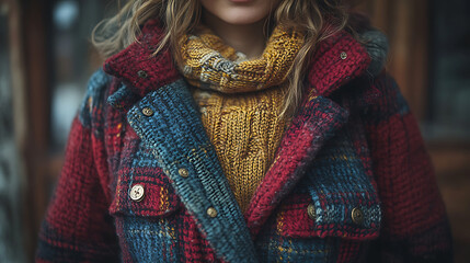 Fototapeta premium Cozy Winter Outfit