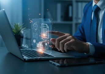 A rising graph is prominently displayed, featuring glowing checkmarks that signify milestones achieved and a vibrant red flag marking the ultimate goal.