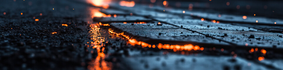 Burning Paving Stones with Embers