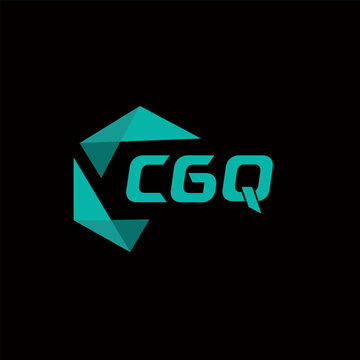 CGQ creative minimalist letter logo. CGQ unique vector initials alphabet letter logo design