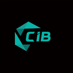 CIB creative minimalist letter logo. CIB unique vector initials alphabet letter logo design