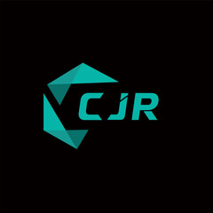 CJR creative minimalist letter logo. CJR unique vector initials alphabet letter logo design