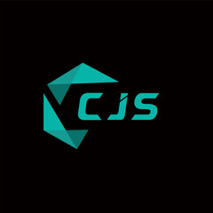 CJS creative minimalist letter logo. CJS unique vector initials alphabet letter logo design