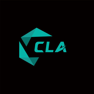 CLA creative minimalist letter logo. CLA unique vector initials alphabet letter logo design