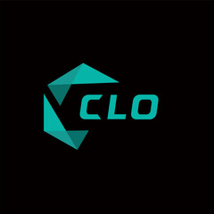 CLO creative minimalist letter logo. CLO unique vector initials alphabet letter logo design