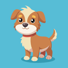 puppy dog pet cartoon vector design