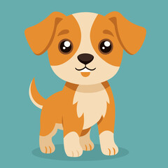 puppy dog pet cartoon vector design