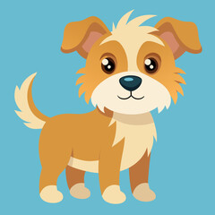 puppy dog pet cartoon vector design