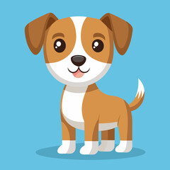 puppy dog pet cartoon vector design