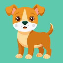 puppy dog pet cartoon vector design