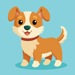 puppy dog pet cartoon vector design