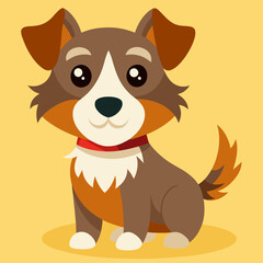 puppy dog pet cartoon vector design