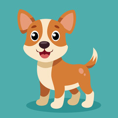 puppy dog pet cartoon vector design