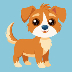 puppy dog pet cartoon vector design