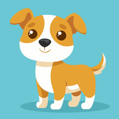 puppy dog pet cartoon vector design