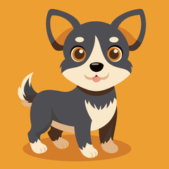 puppy dog pet cartoon vector design
