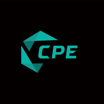 CPE creative minimalist letter logo. CPE unique vector initials alphabet letter logo design