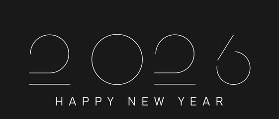 2026 new year logo.New business goal strategy concept. 2026 goal planning business concept	