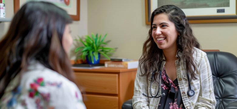 Naturopathic Consultation Showing A Practitioner