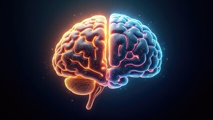 3d rendered illustration of human brain