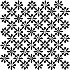 Fototapeta premium Seamless abstract floral pattern. Print for fabric, paper, packaging, covers, backgrounds.