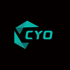 CYO creative minimalist letter logo. CYO unique vector initials alphabet letter logo design