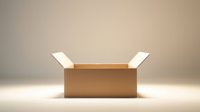 Opened Cardboard Box