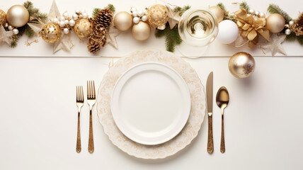 Christmas Table Setting