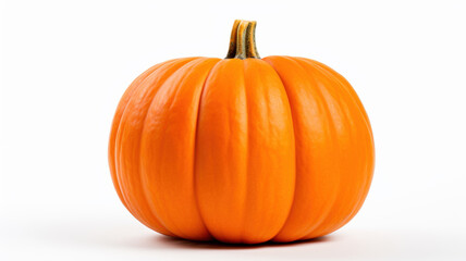 Orange Pumpkin Isolated on White
