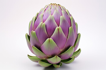 Fototapeta premium Artichoke on White Background