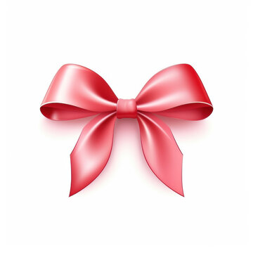 "Radiant Red Ribbon Bow"