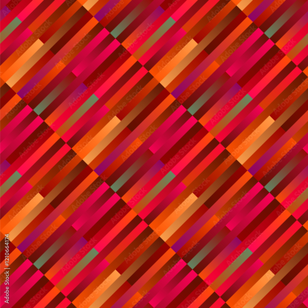 Poster gradient geometrical stripe pattern background design - abstract vector illustration