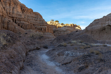 Spectacular view of the volcanic clay formations at Cathedral Gorge State Park, Nevada