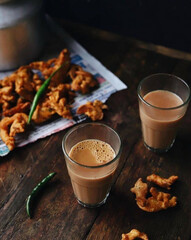 cup of coffee and cookies