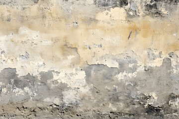 Rustic Aged Wall with Natural Weathering and Layered Colors : Generative AI