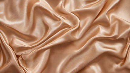 Fototapeta premium Close-up texture of light brown fabric