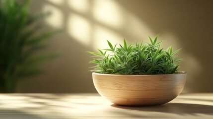stacked green cannabis leaves on a smooth, light-colored table.