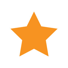 Obraz premium golden star icon vector gold star sign symbol illustration