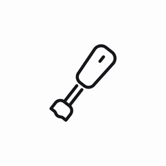 mini hand mixer icon sign vector