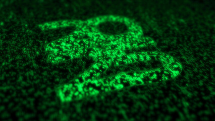 2025 year concept 3d illustration