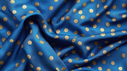 Polka Dot Fabric Texture Abstract Background