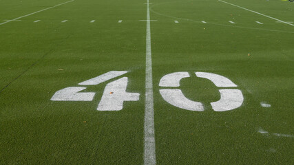 Football Field Numbers