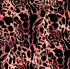 seamless leopard skin pattern