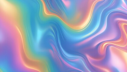 Obraz premium Texture holographique irisée effet arc-en-ciel avec foil hologramme, design abstrait vibrant et futuriste.